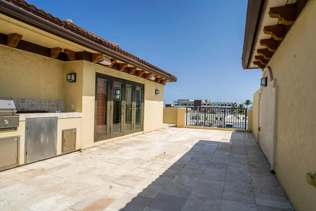 a view of a house with a outdoor space