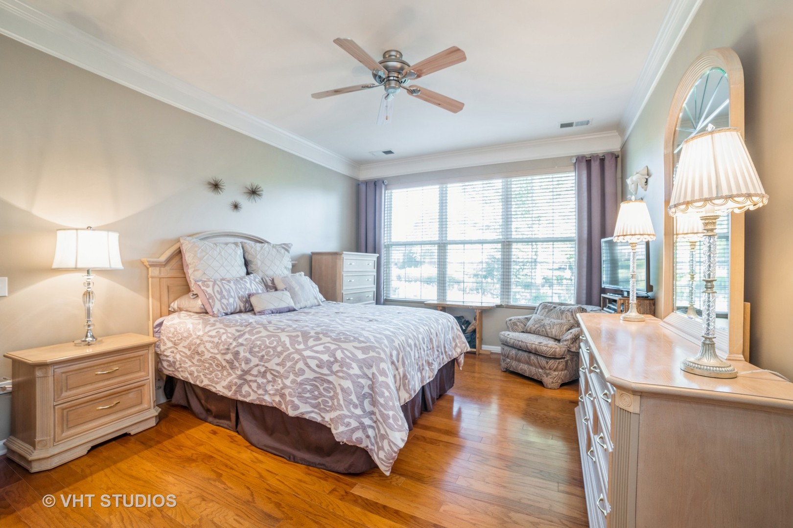 2499 Rolling Ridge Elgin, IL 60124 - Photo 13 of 17 a bedroom with a bed and a large window with the outer view