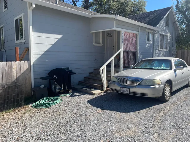 a view of outdoor space with seating area