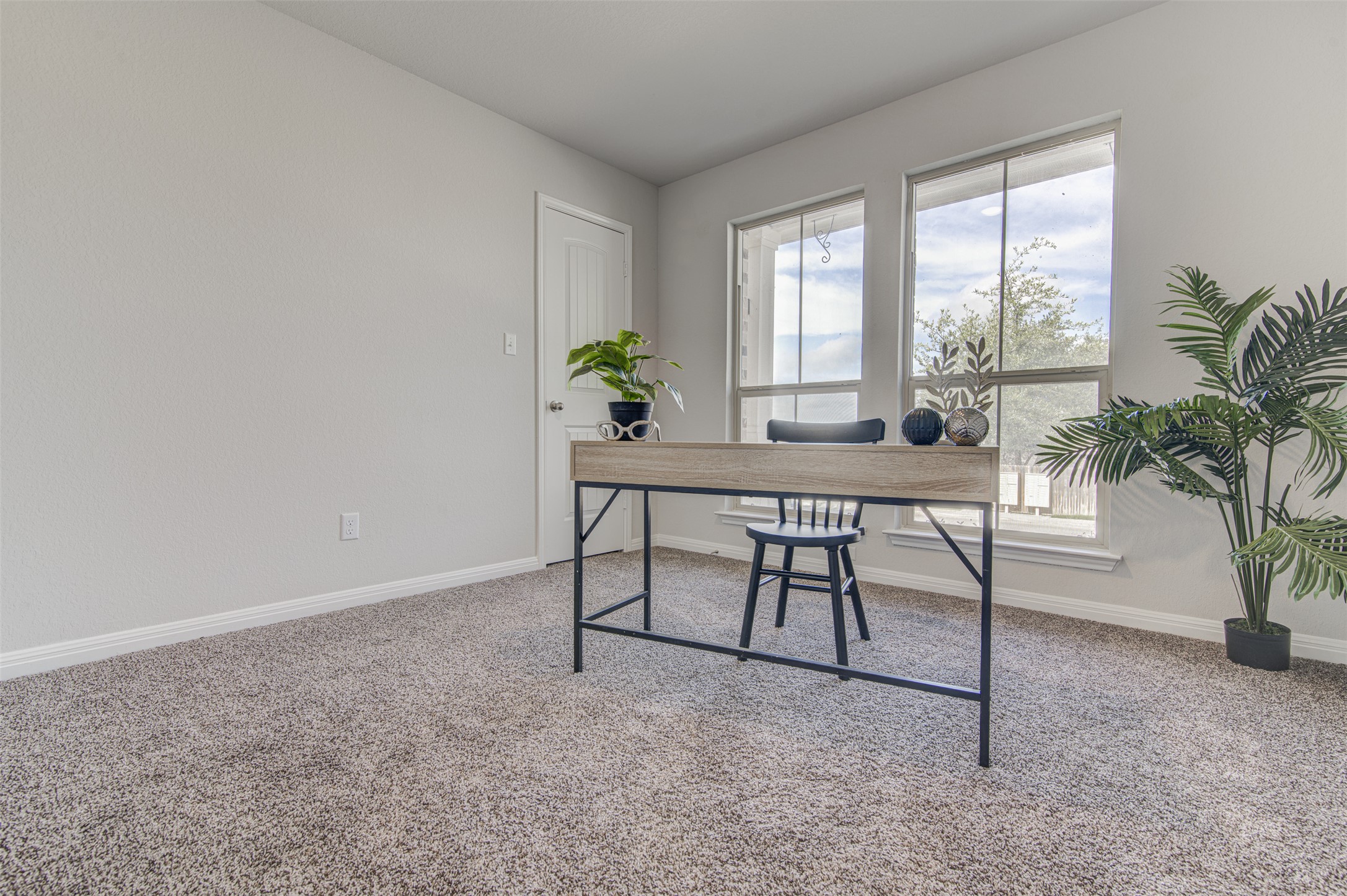 316 Pepper Mill Loop Burnet, TX 78611 - Photo 17 of 27 A quiet room featuring ample natural light and plush carpeting provides an ideal workspace.