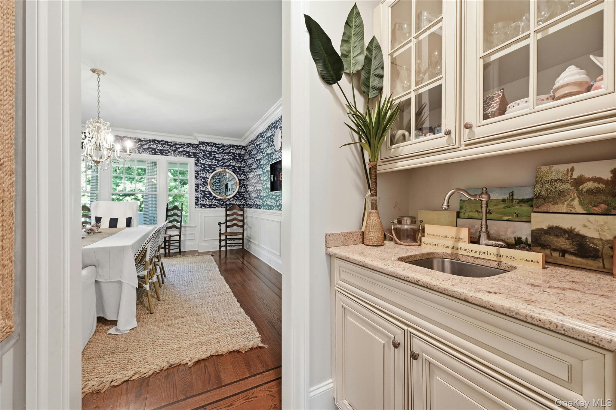1330 Ridge Road Laurel Hollow, NY 11791 - Photo 22 of 47 Wet Bar Off Dining Area