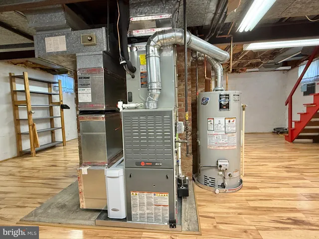 a view of a storage & utility room