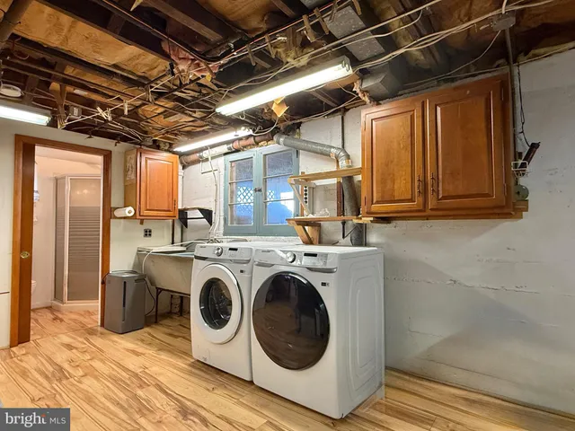 a room with storage and utility