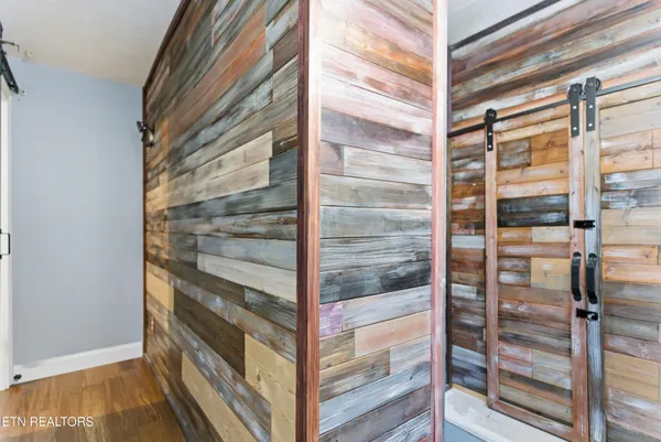 a view of a glass door of the house