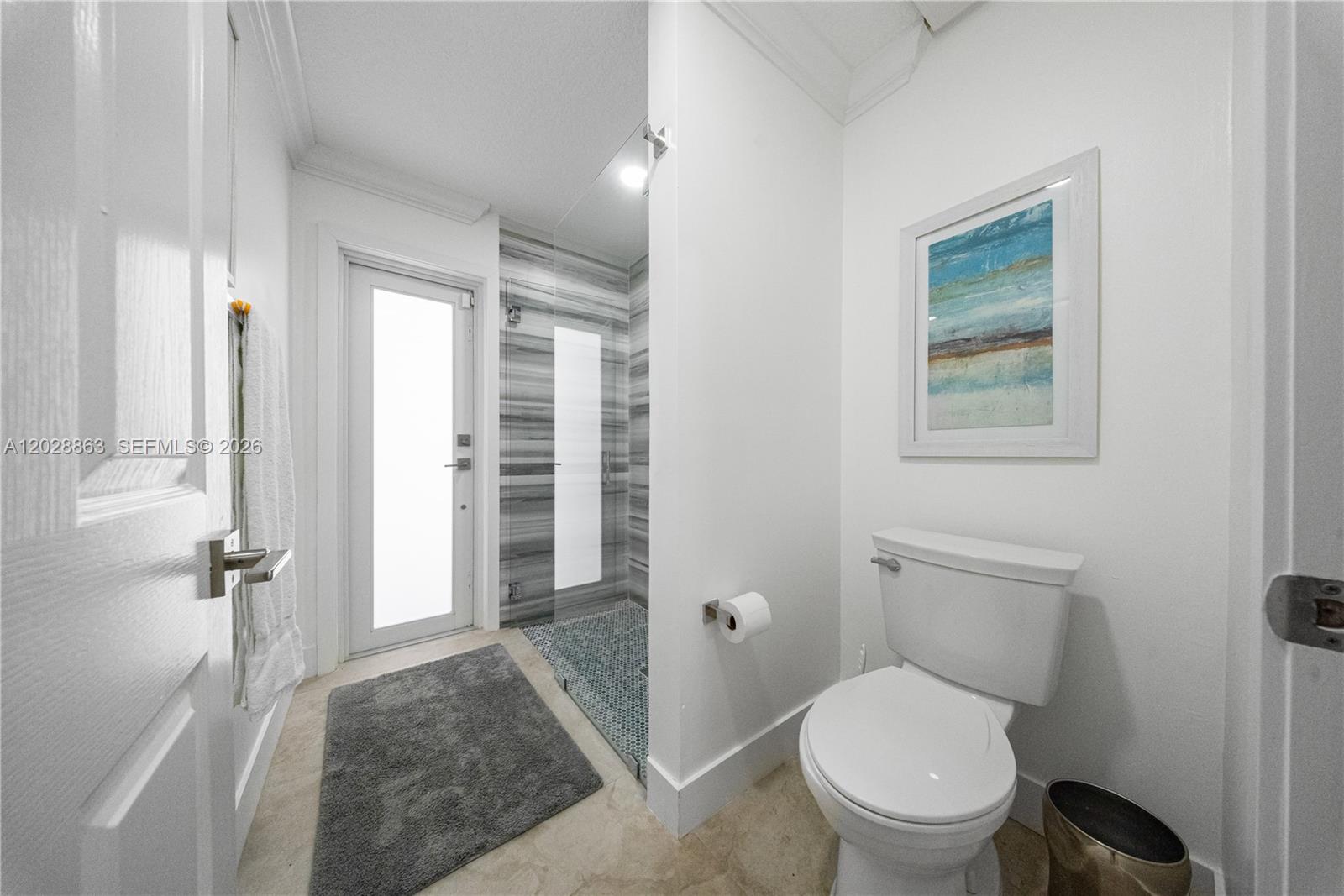 15351 Southwest 146th Street Miami, FL 33196 - Photo 57 of 86 2nd Bathroom has a door to separate shower area from vanity for added privacy and convenience.