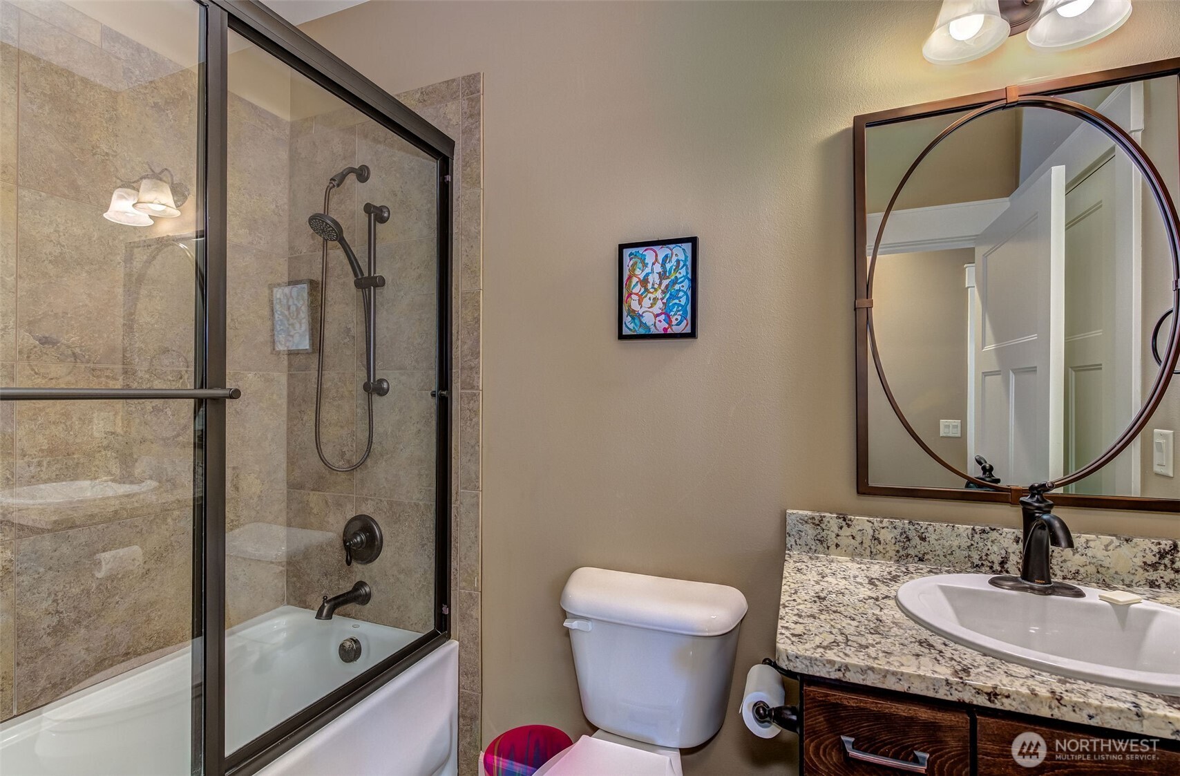 1400 Westpoint Place Wenatchee, WA 98801 - Photo 28 of 36 a bathroom with a sink toilet and shower