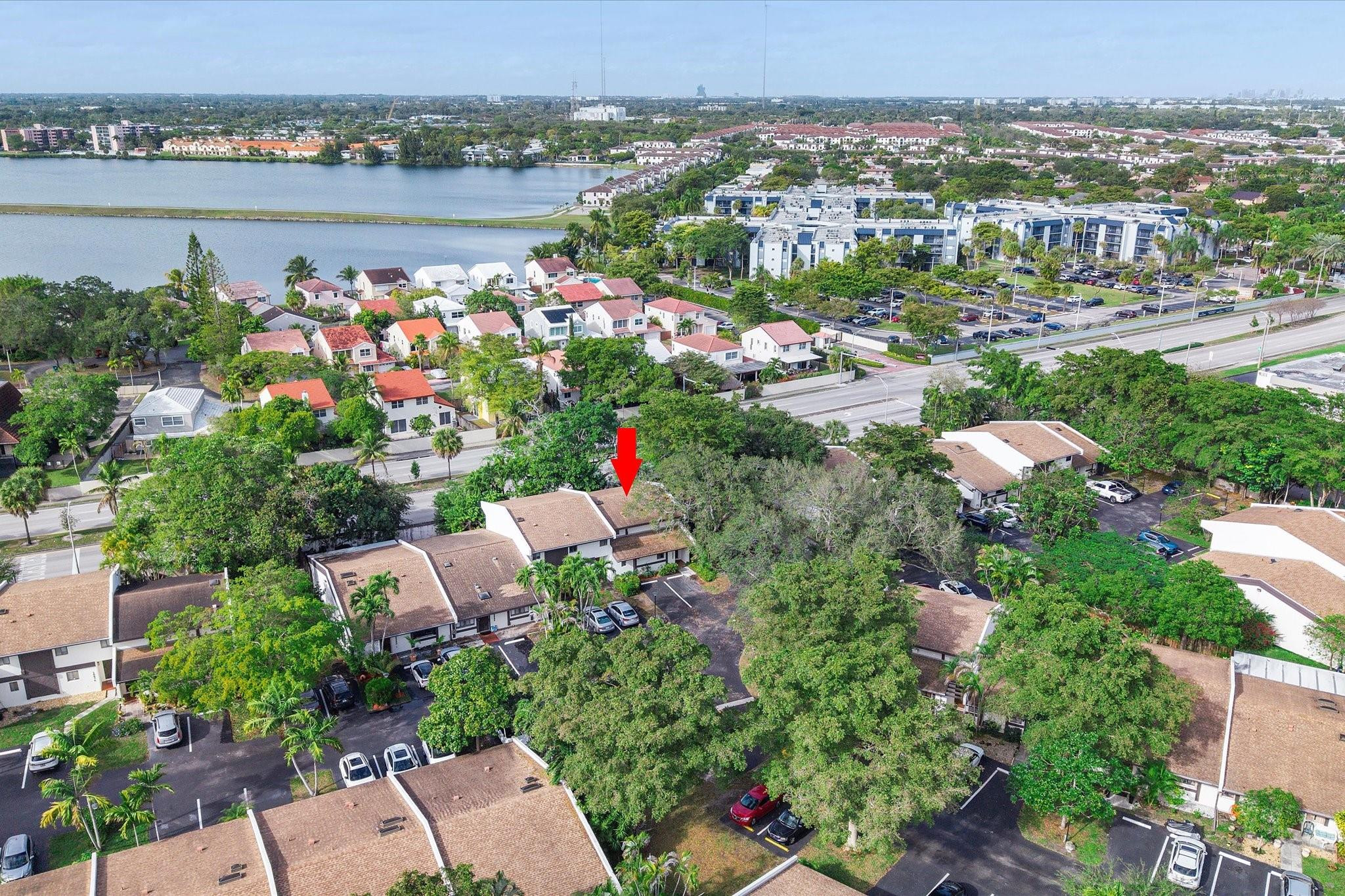 19986 Northeast 5th Court, Unit 4D Miami, FL 33179 - Photo 40 of 46 a view of a city and lake view