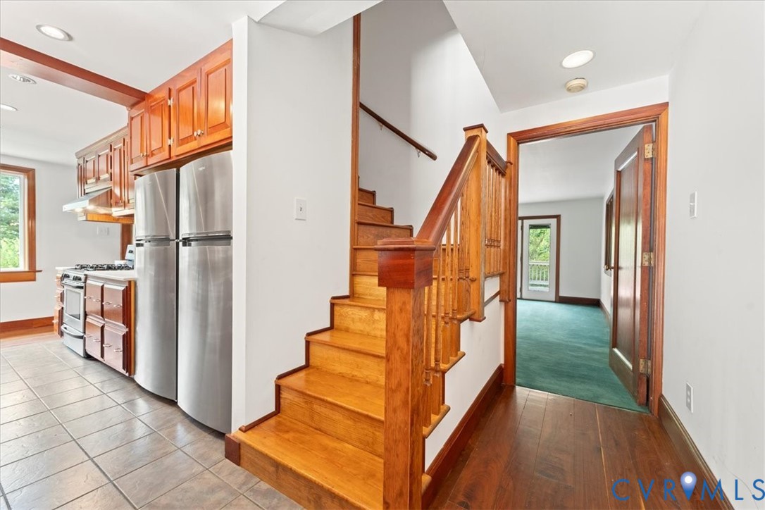 1208 Manteo Road Buckingham, VA 23921 - Photo 40 of 44 a view of entryway and hall with wooden floor