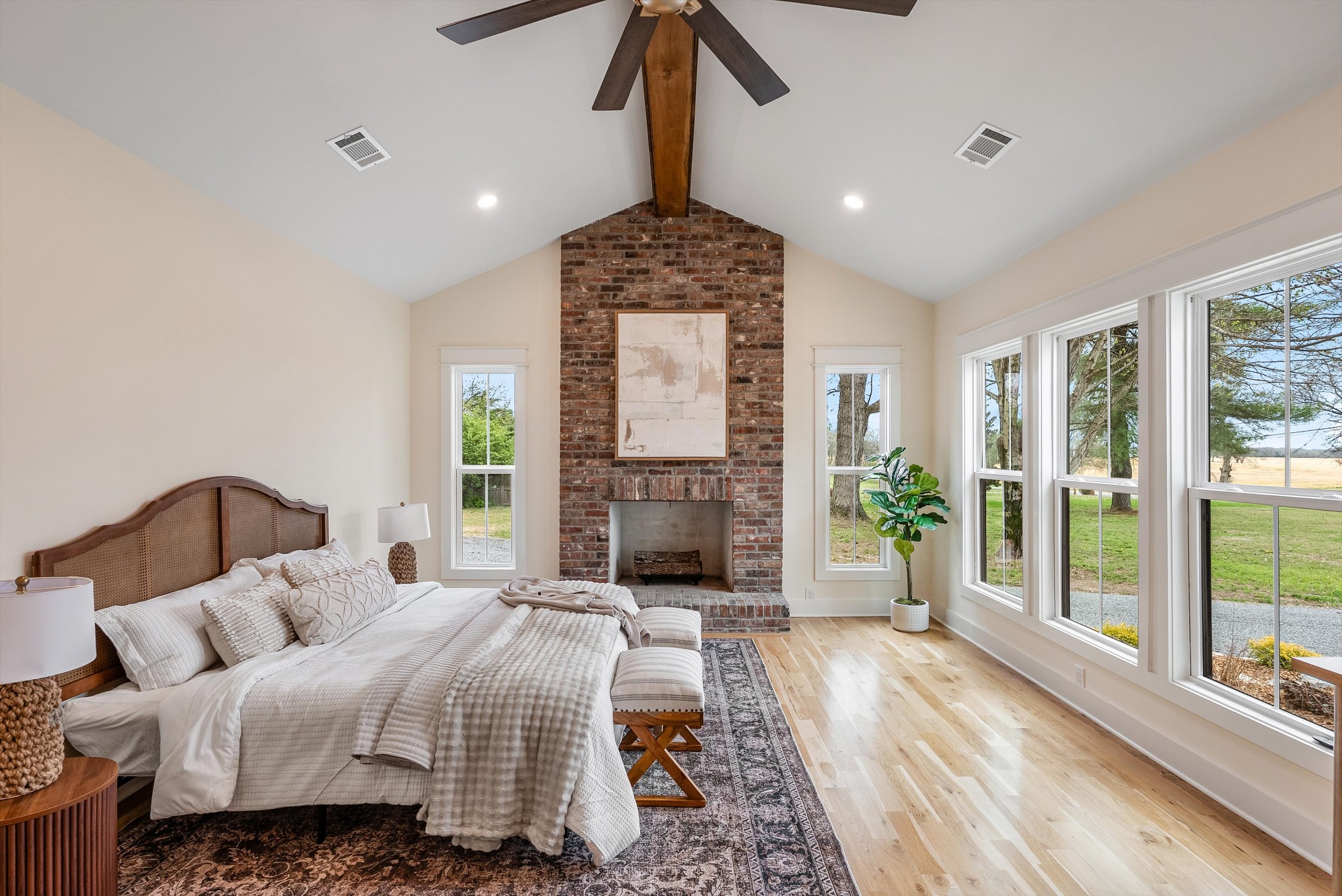 1629 Cairo Road Gallatin, TN 37066 - Photo 24 of 51 a bedroom with a bed and a chandelier