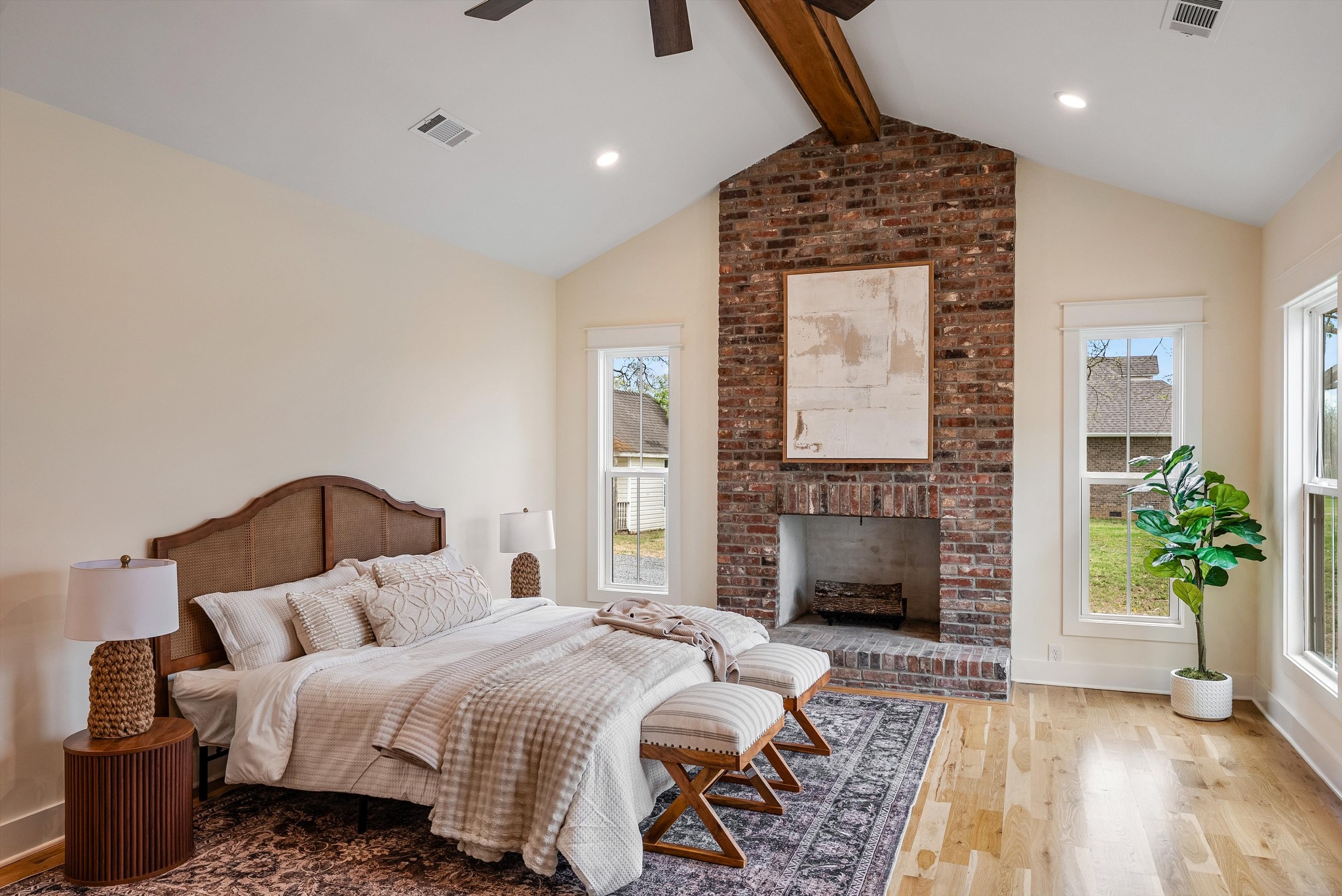 1629 Cairo Road Gallatin, TN 37066 - Photo 26 of 51 a bed room with a bed and a fireplace