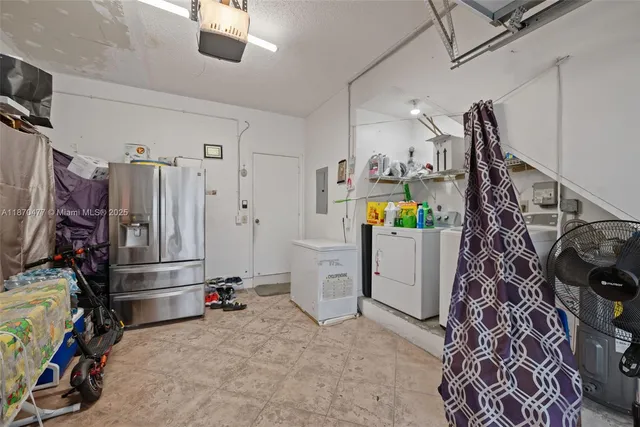 a view of storage and utility room