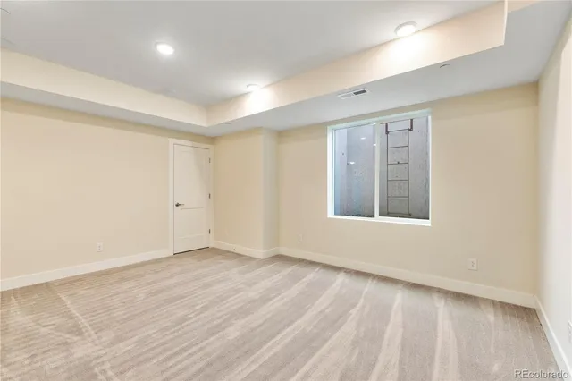 a view of an empty room