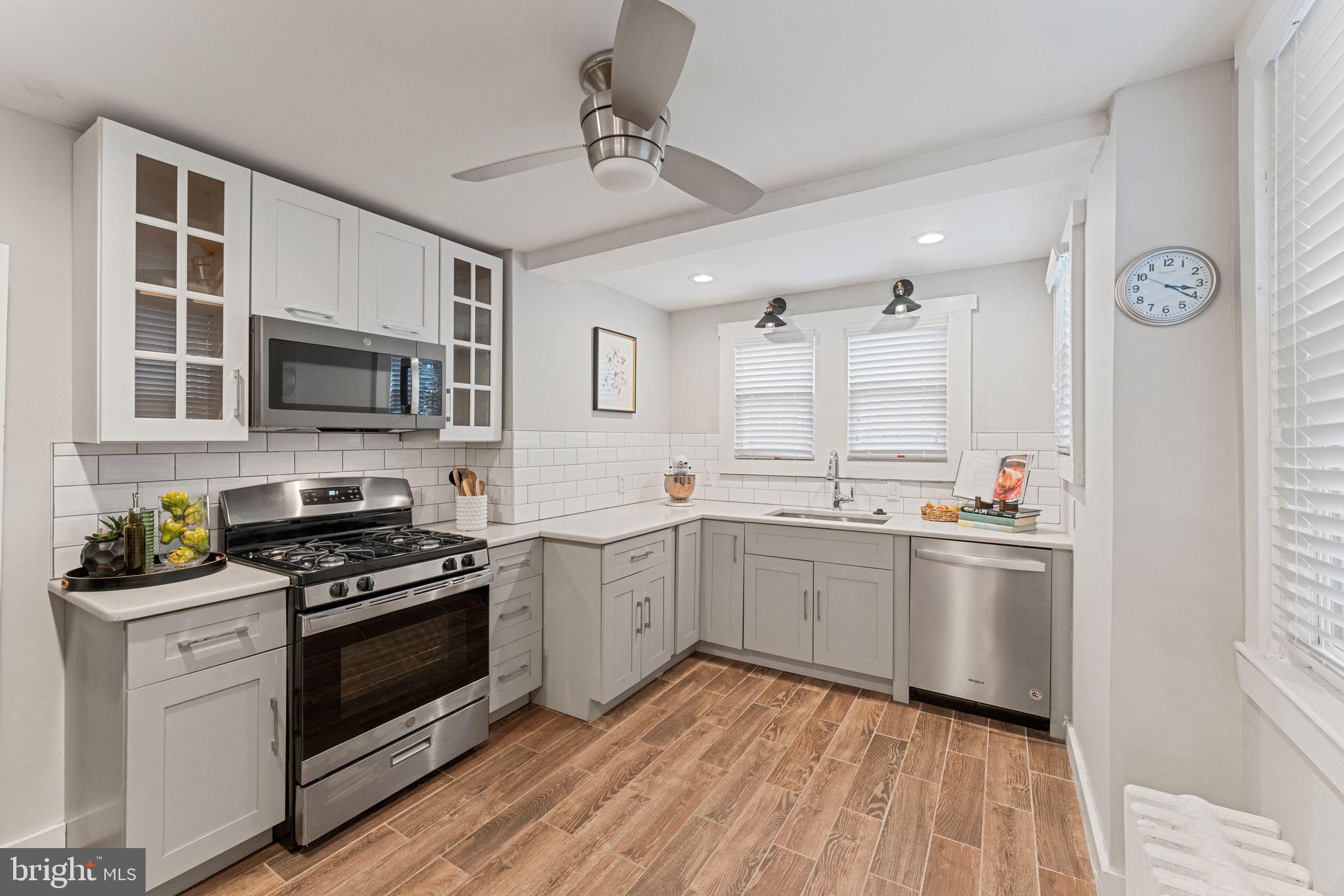 471 Pleasant Street Philadelphia, PA 19119 - Photo 9 of 22 Modern kitchen with sleek design.