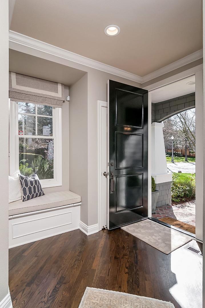 2 Brady Place Menlo Park, CA 94025 - Photo 12 of 33 a view of an entryway with wooden floor and door
