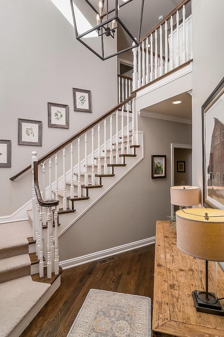 2 Brady Place Menlo Park, CA 94025 - Photo 13 of 33 a view of entryway and hall with wooden floor