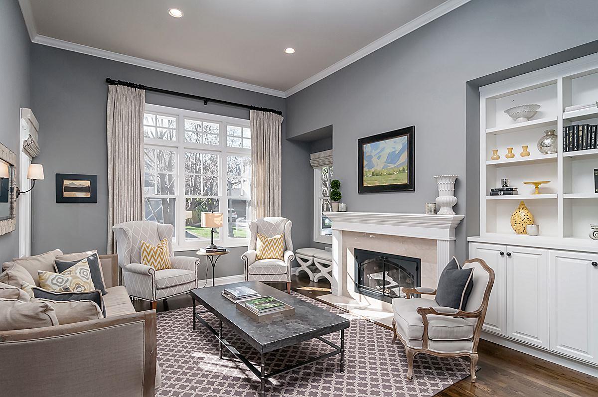 2 Brady Place Menlo Park, CA 94025 - Photo 15 of 33 a living room with furniture fireplace and window