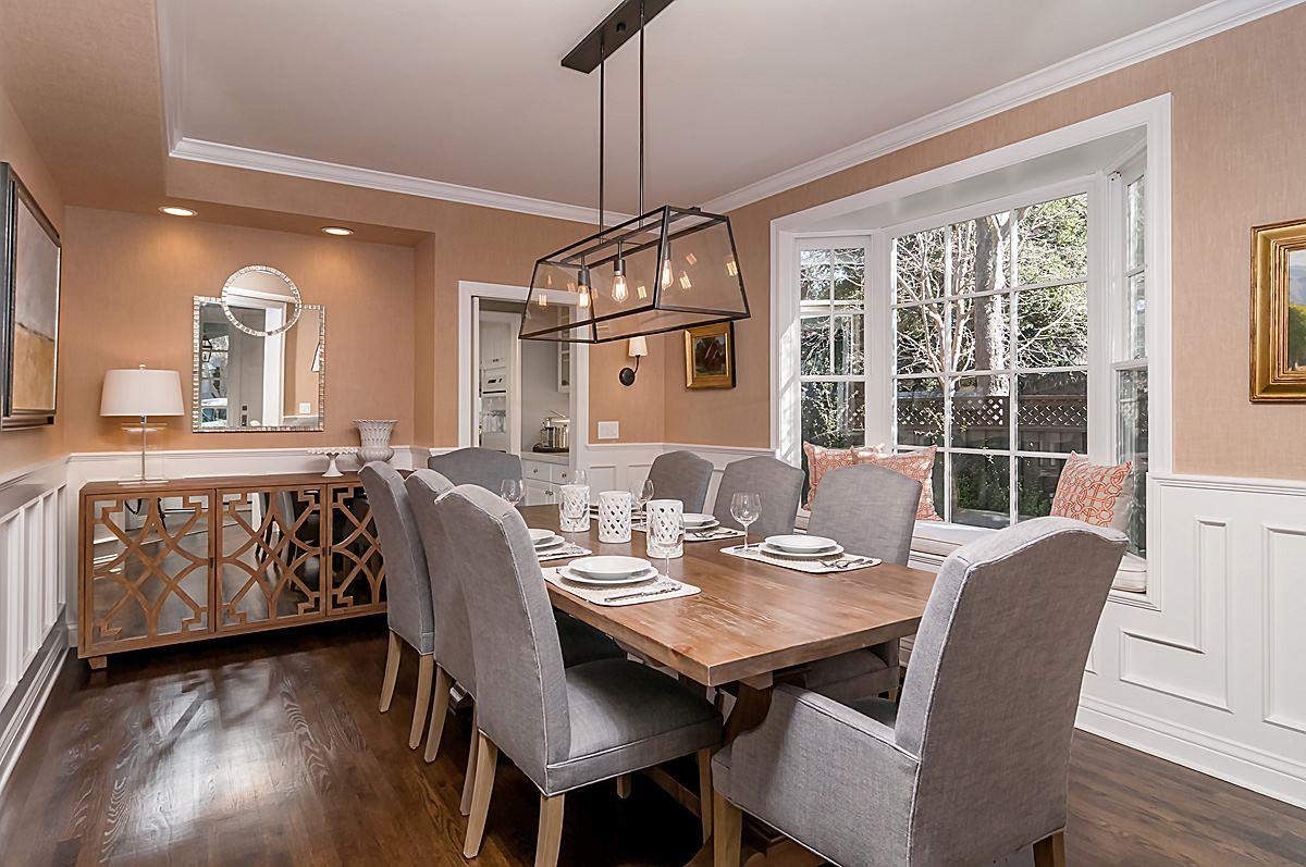 2 Brady Place Menlo Park, CA 94025 - Photo 16 of 33 a view of a dining room with furniture window and wooden floor