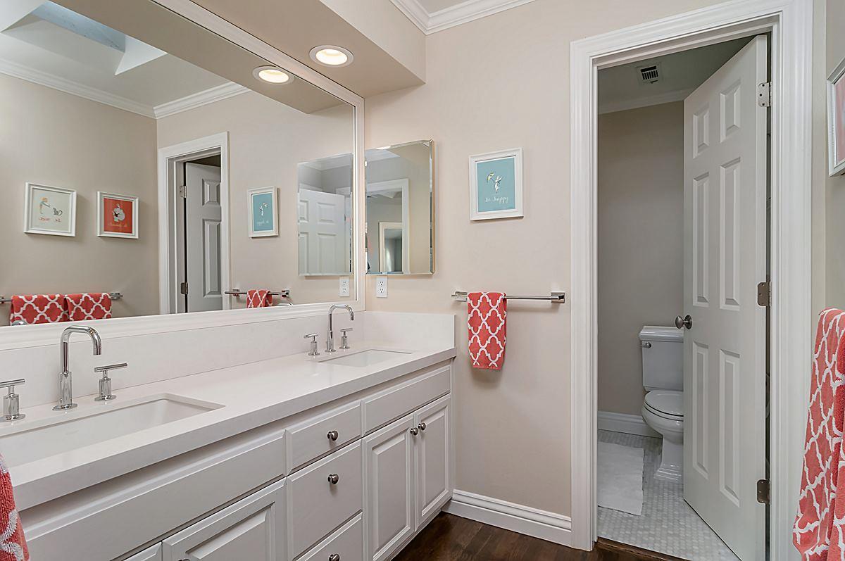 2 Brady Place Menlo Park, CA 94025 - Photo 31 of 33 a bathroom with a sink and a mirror