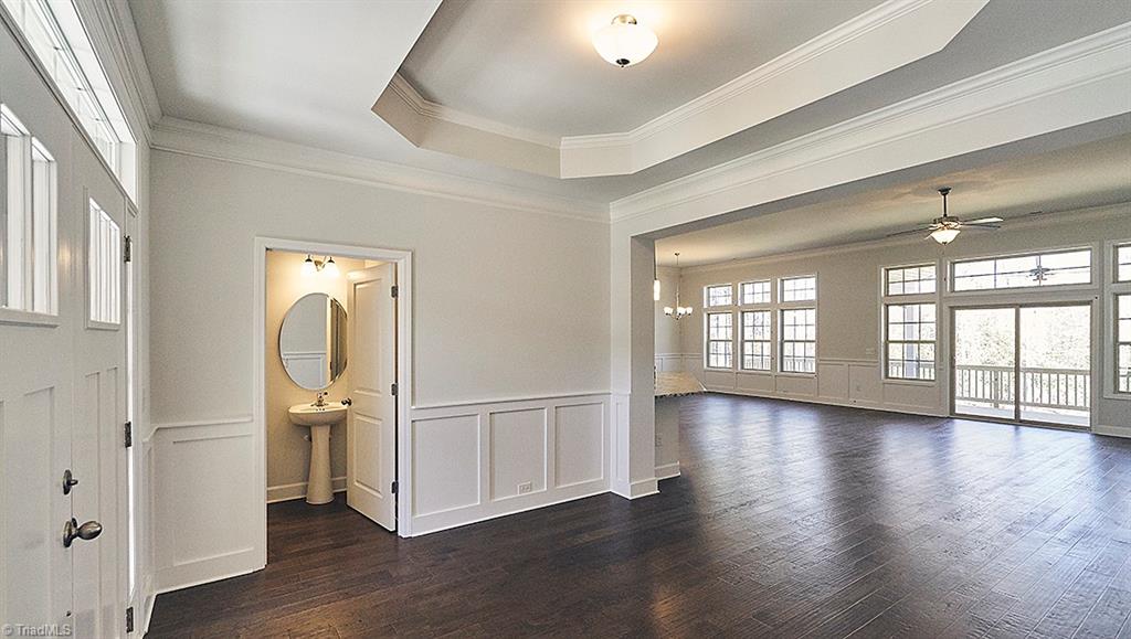 Foyer/Powder Room/Great Room-similar to photo  Finishes different