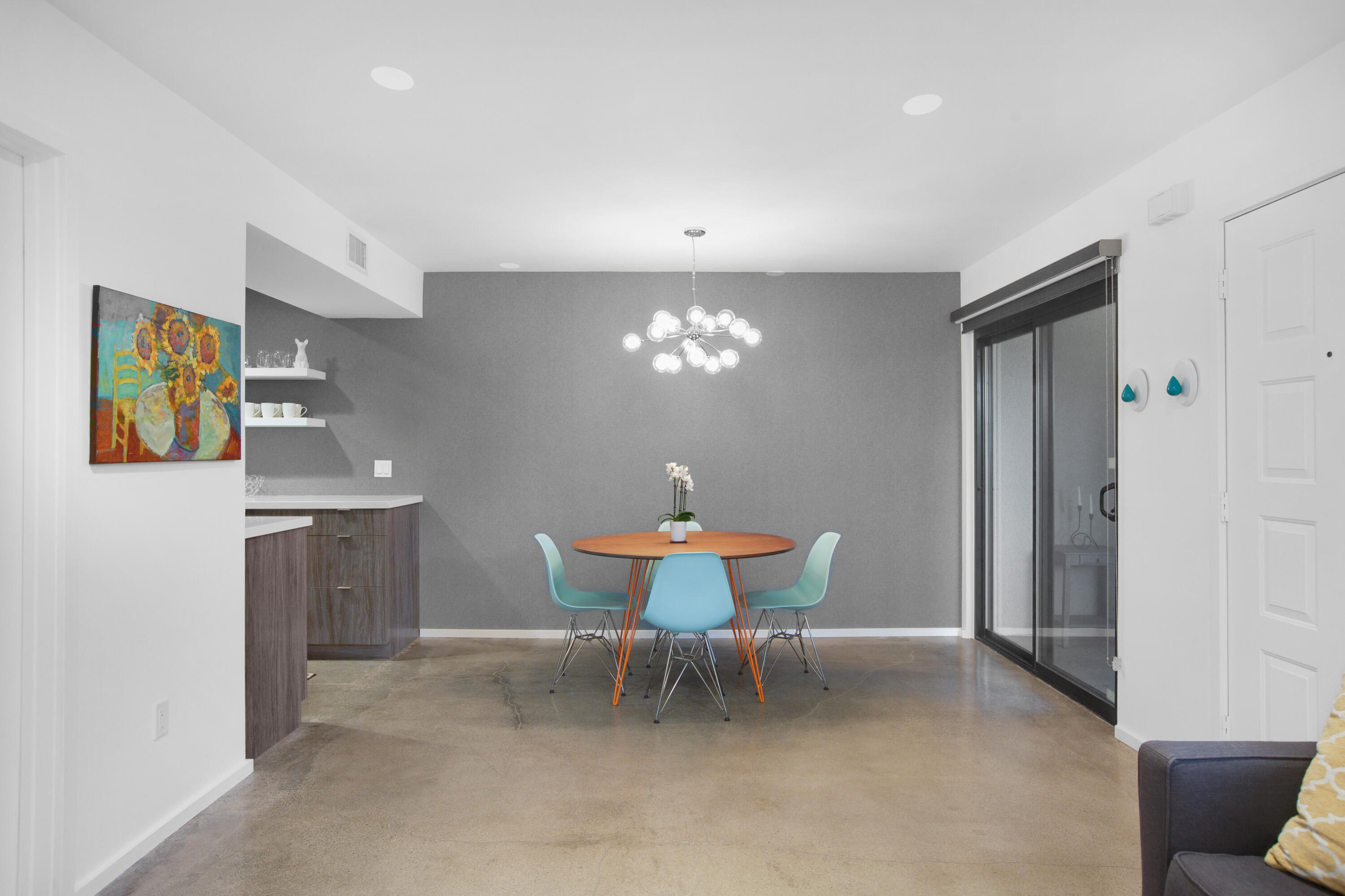 353 North Hermosa Drive, Unit 10A1 Palm Springs, CA 92262 - Photo 11 of 28 a dining room with furniture and window