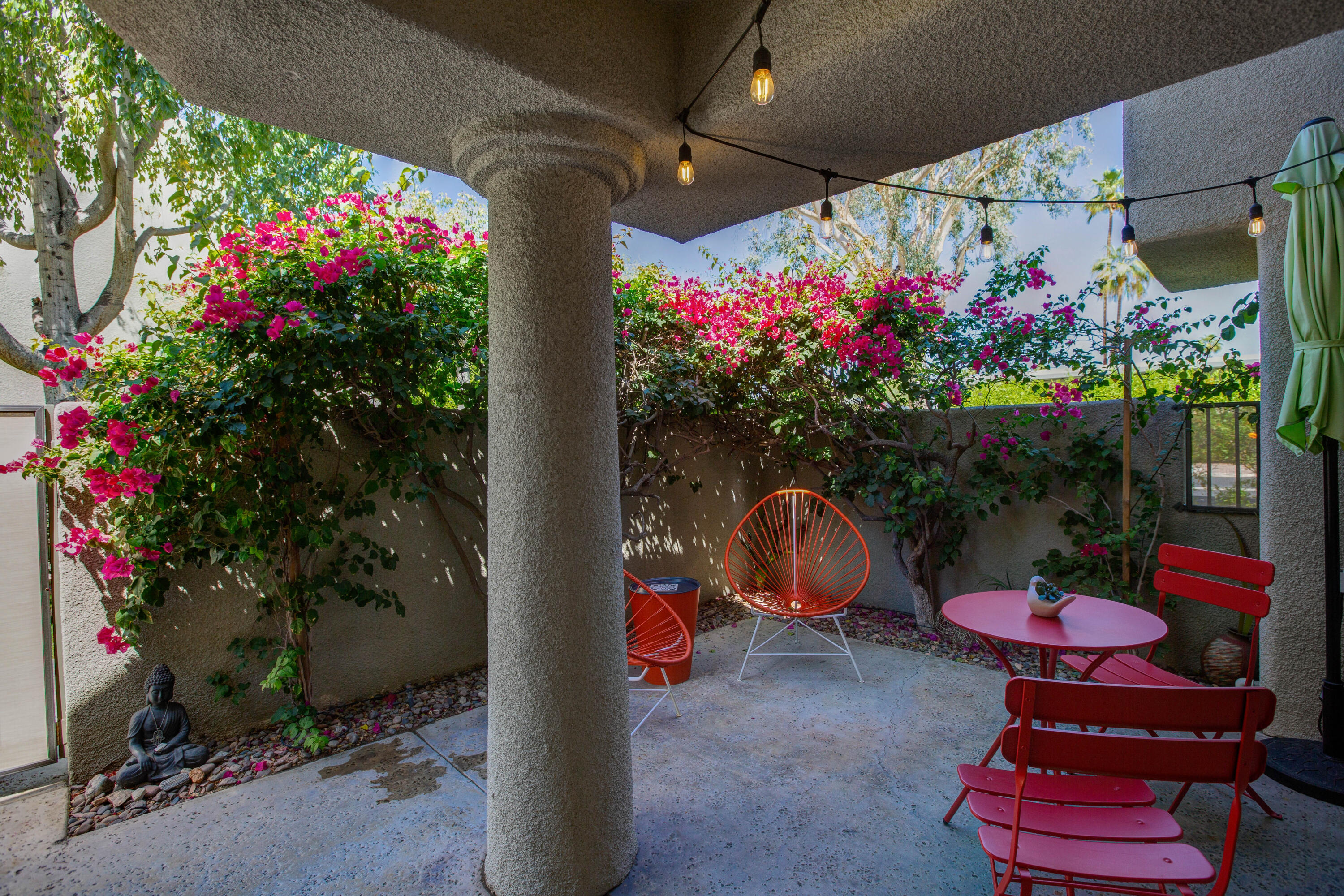 353 North Hermosa Drive, Unit 10A1 Palm Springs, CA 92262 - Photo 4 of 28 a view of a porch with furniture