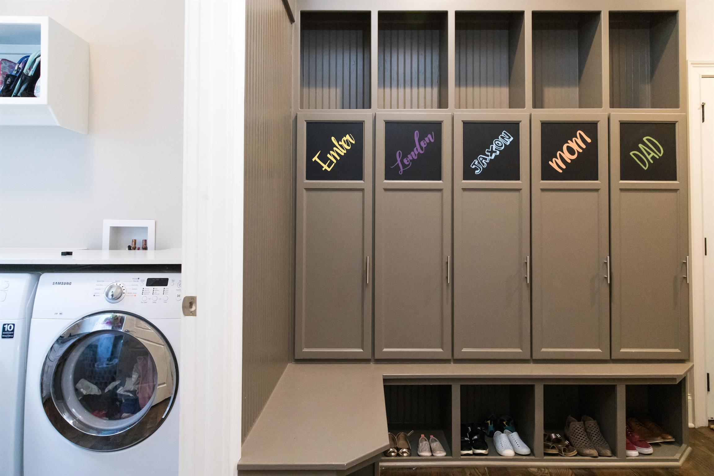 4309 Gallant Ridge Drive Franklin, TN 37064 - Photo 22 of 30 Built-in lockers off the laundry and garage with shoe and hidden storage (not just hooks)!!