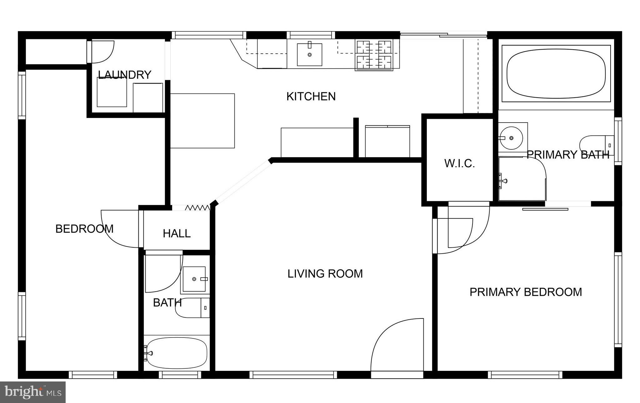 76 Patuxent Mobile Estates Lothian, MD 20711 - Photo 21 of 21 Spacious 2-bed, 2-bath open floor plan.