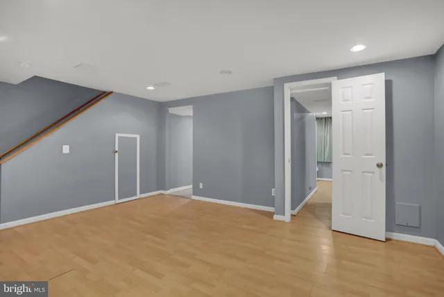 a view of an empty room