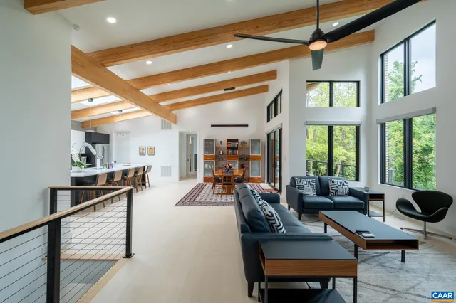 a living room with furniture or fireplace and a window