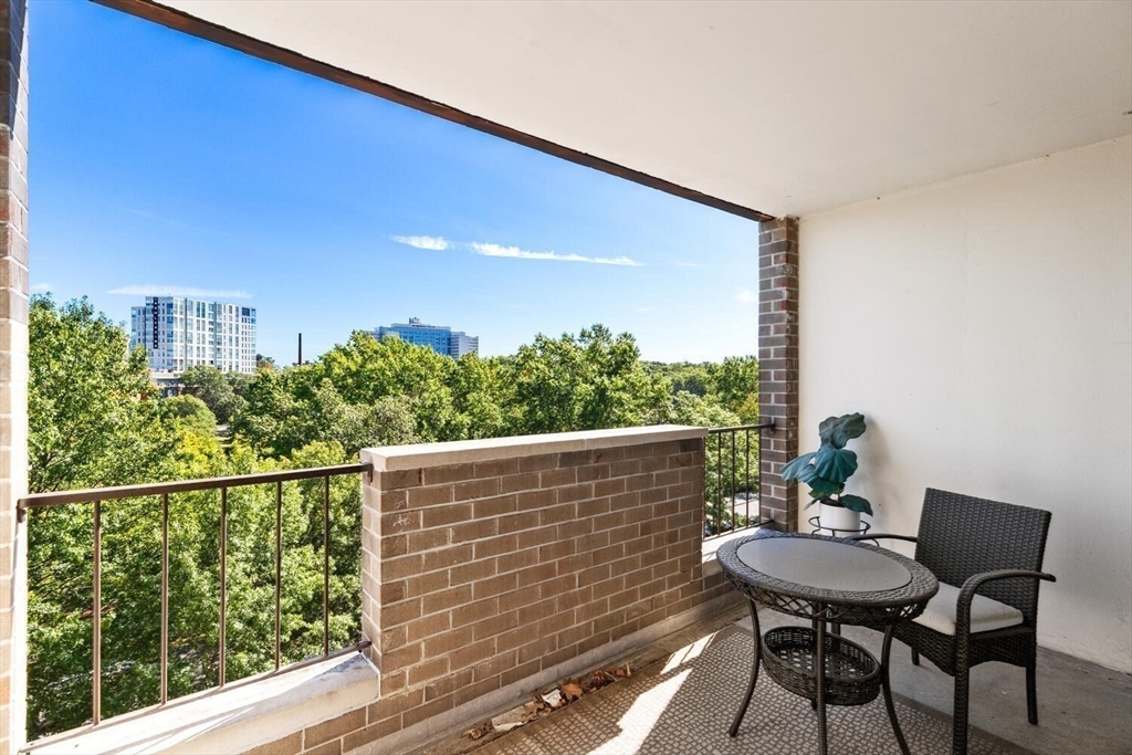 33 Pond Avenue, Unit 709 Brookline, MA 02445 - Photo 18 of 29 a balcony view with a seating space