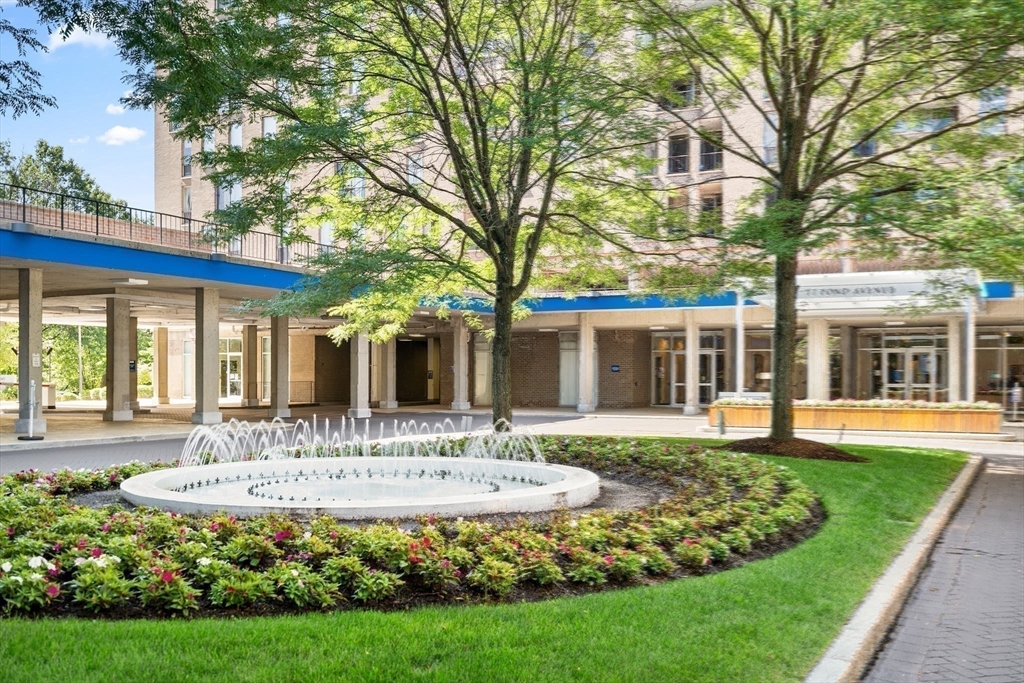 33 Pond Avenue, Unit 709 Brookline, MA 02445 - Photo 29 of 29 a view of a house with sitting area and garden