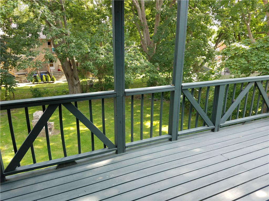 49 Merton Road, Unit 2 Newport, RI 02840 - Photo 34 of 42 Wrap around Porch overlooking back yard
