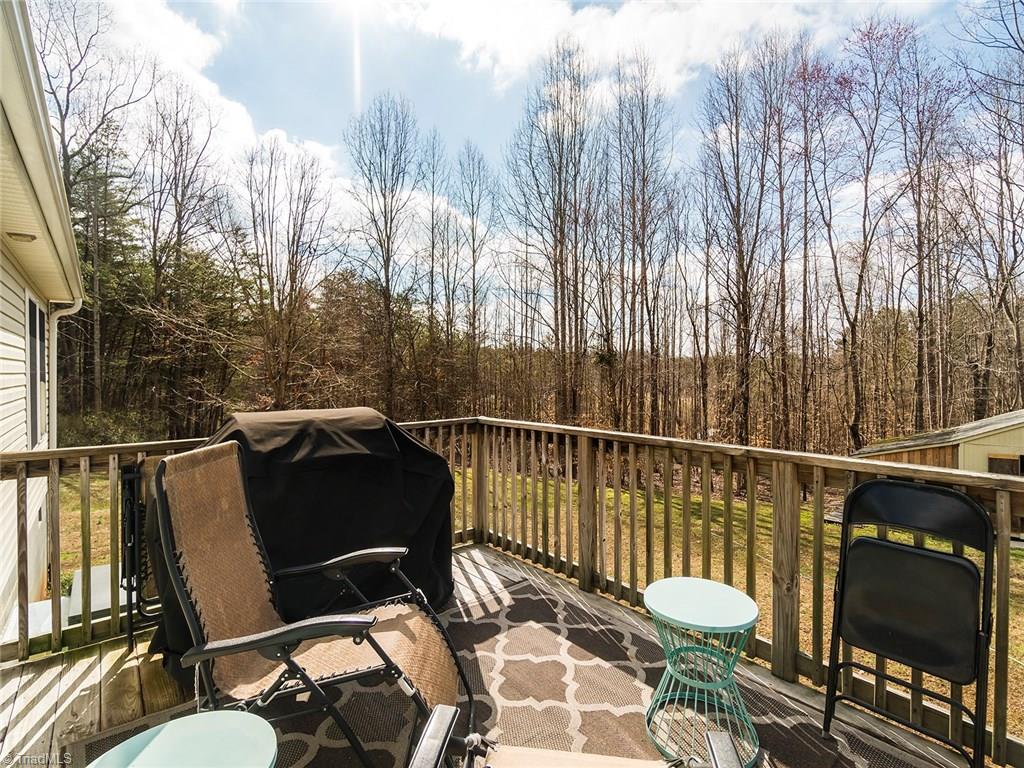 500 Vernon Road Reidsville, NC 27320 - Photo 16 of 24 Back deck overlooking lg yard.