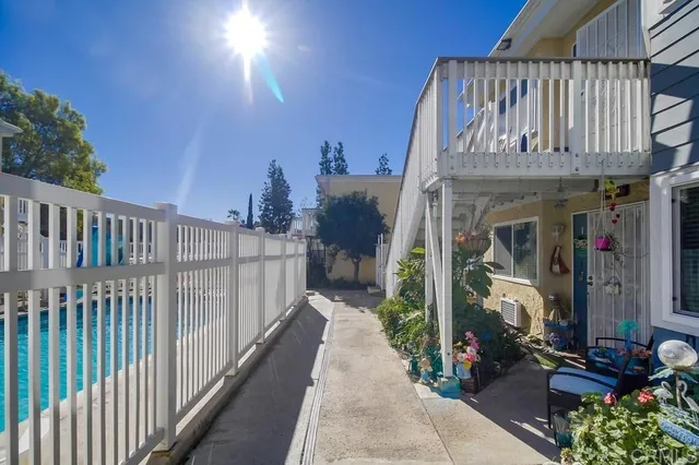 a view of a house with pathway