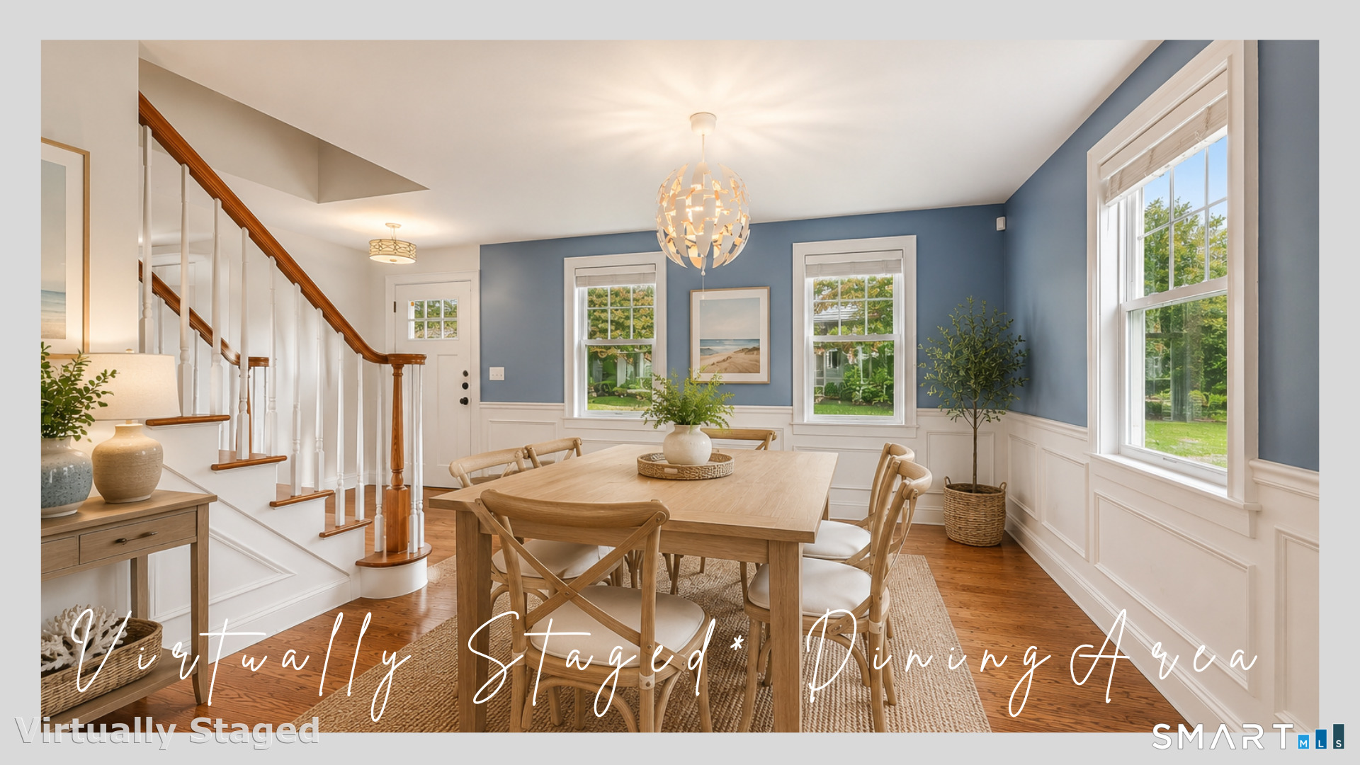 51 Country Road Fairfield, CT 06824 - Photo 9 of 38 Virtually Staged Dining Area