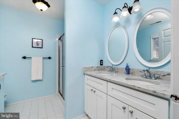 a close view of a sink in a bathroom