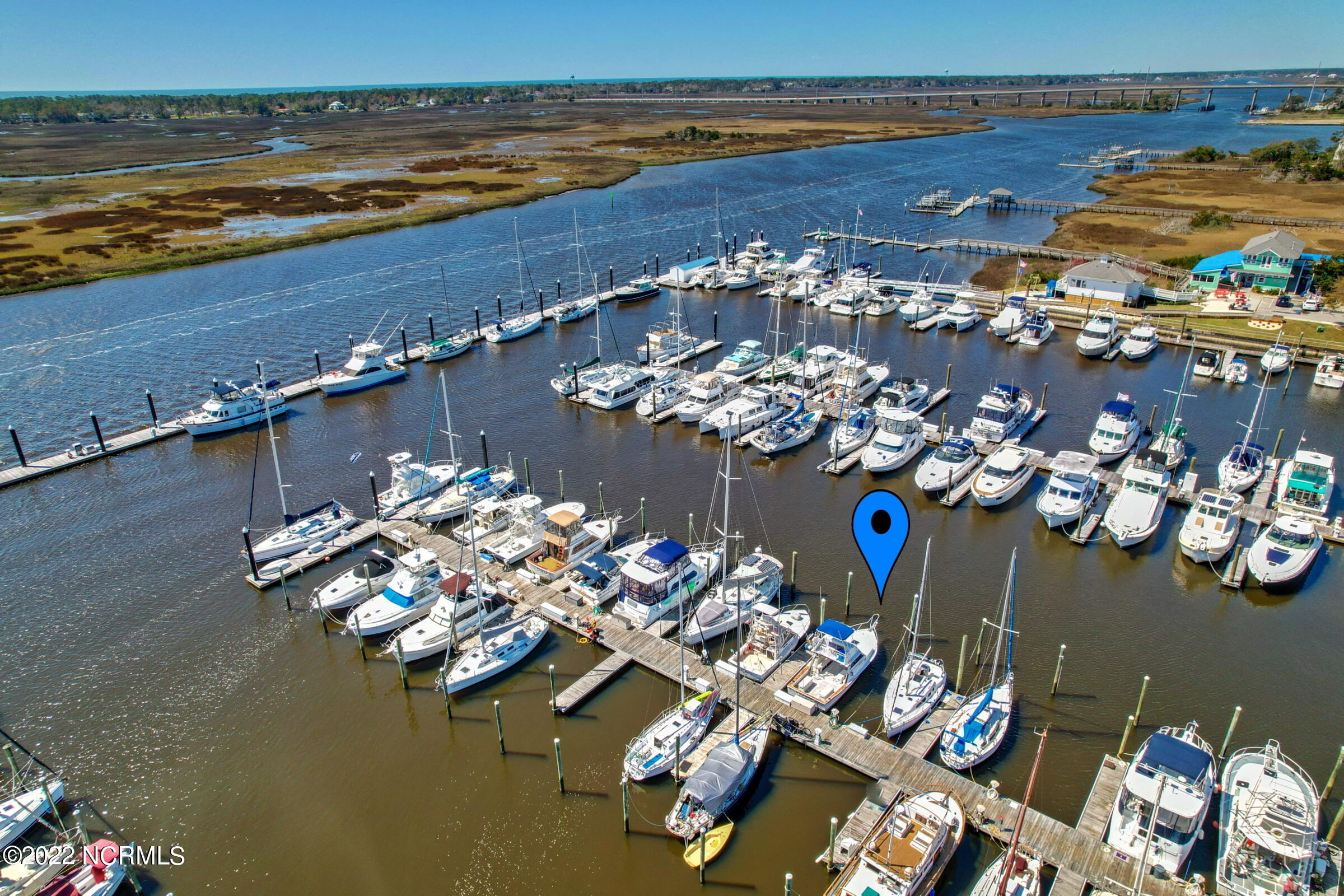 4909 Fish Factory Road, Unit 40' SLIP Southport, NC 28461 - Photo 8 of 17 DJI_0058.jpgarw