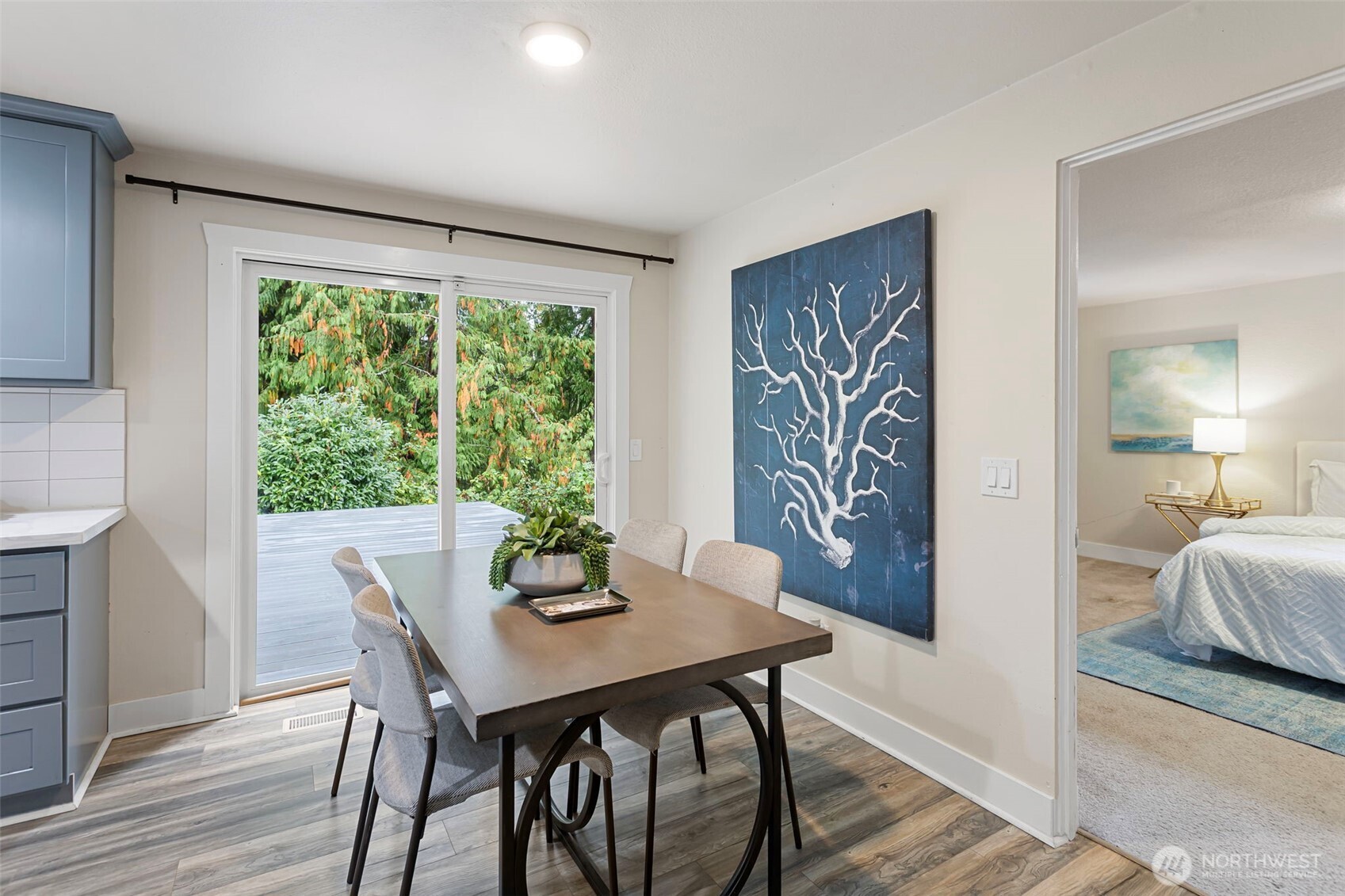 11705 Silver Way Everett, WA 98208 - Photo 6 of 26 a view of a dining room with furniture window and wooden floor