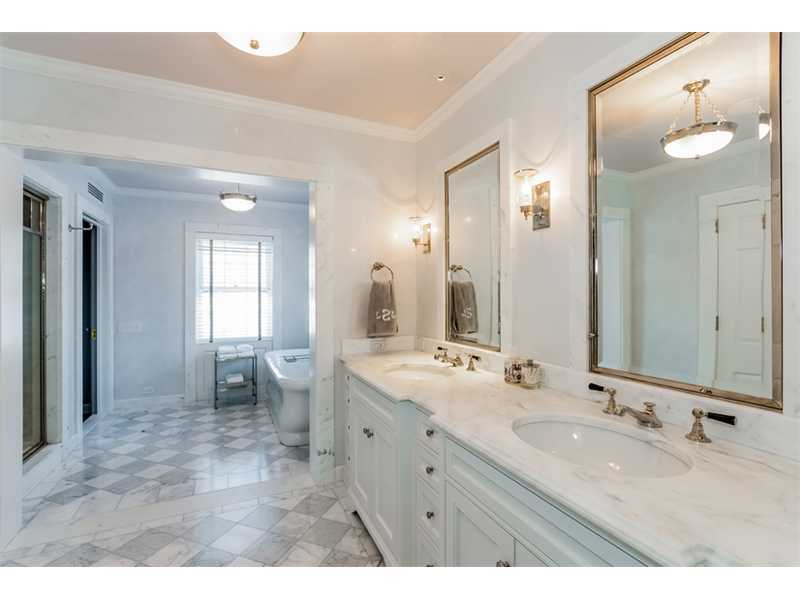 15 Shagbark Road Darien, CT 06820 - Photo 14 of 25 a bathroom with a double vanity sink mirror and toilet