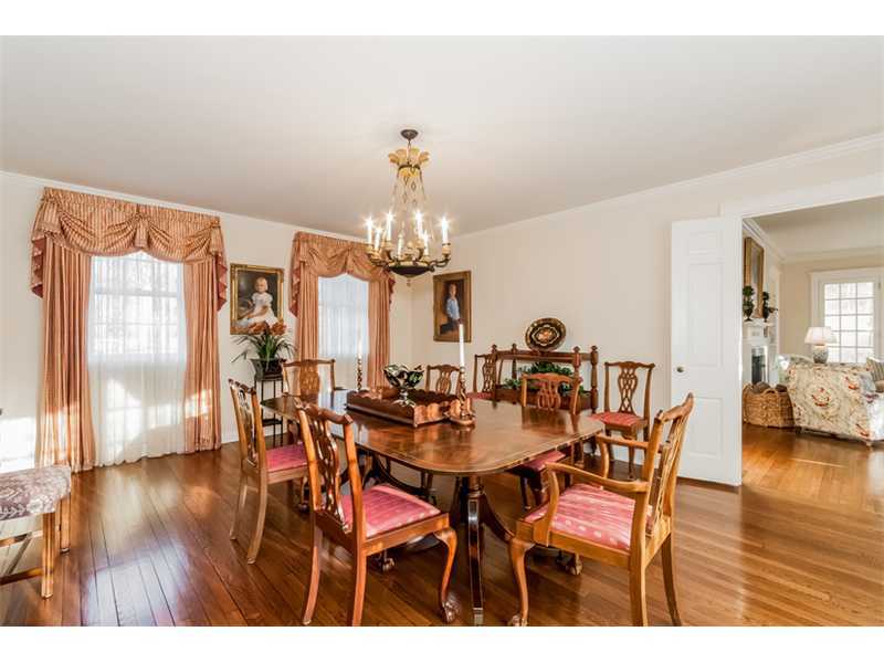 15 Shagbark Road Darien, CT 06820 - Photo 7 of 25 a view of a dining room with furniture and wooden floor