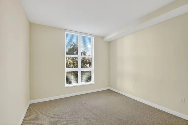 a city view with tall buildings