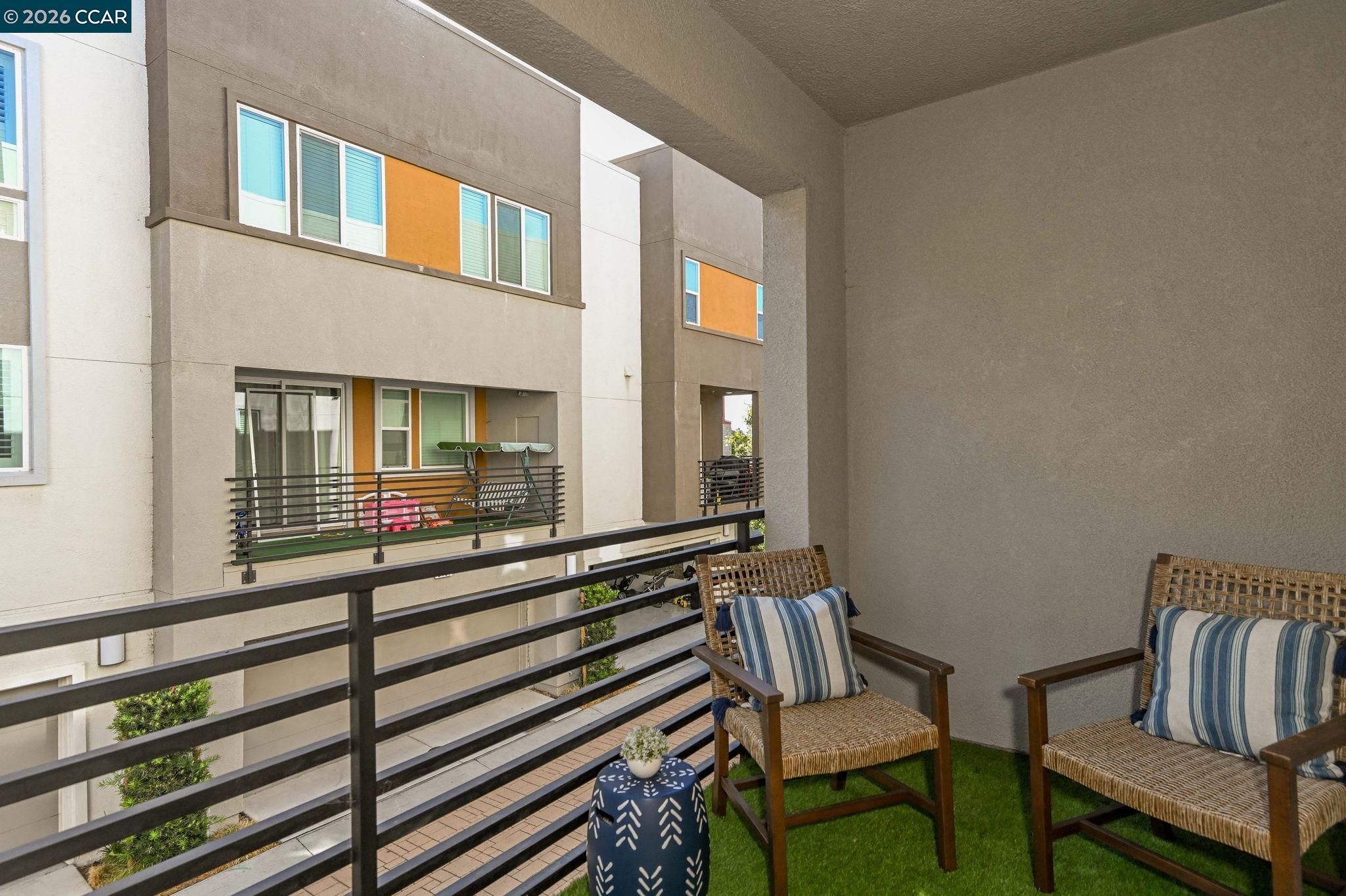 3923 Meridian Street Dublin, CA 94568 - Photo 11 of 39 a view of two chairs in the balcony