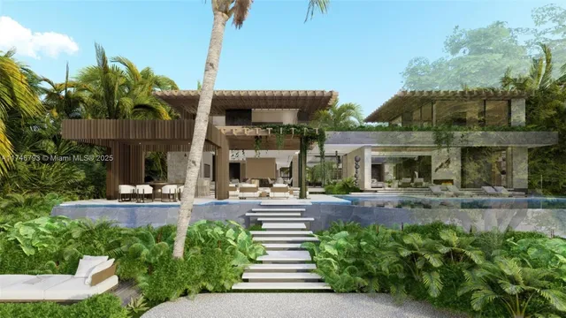 a view of a house with a plants