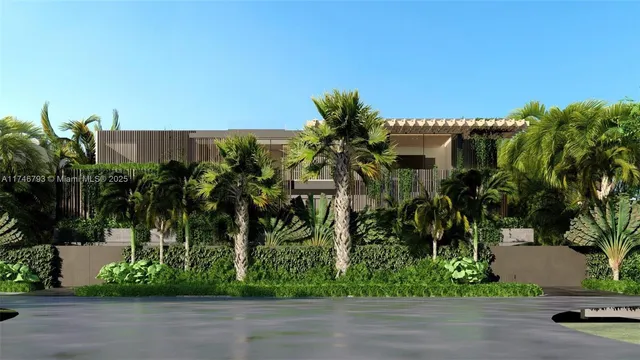 a view of a potted flower in the corridor