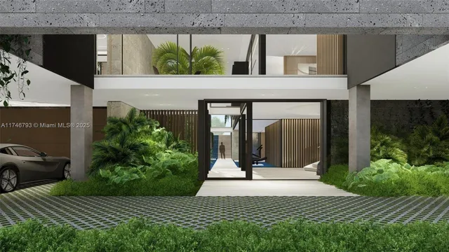 a view of entryway with a front door