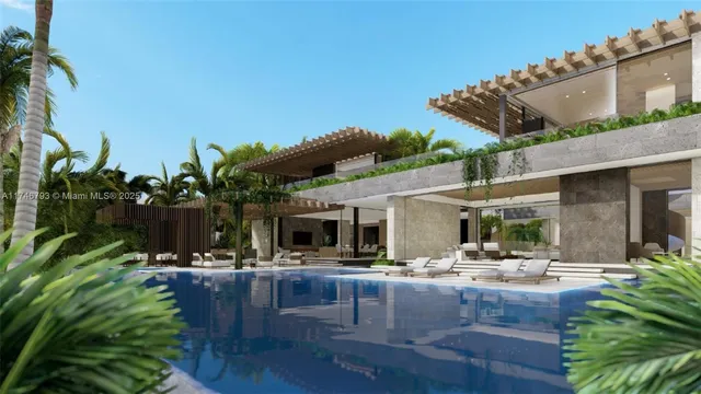 a view of outdoor space with seating area