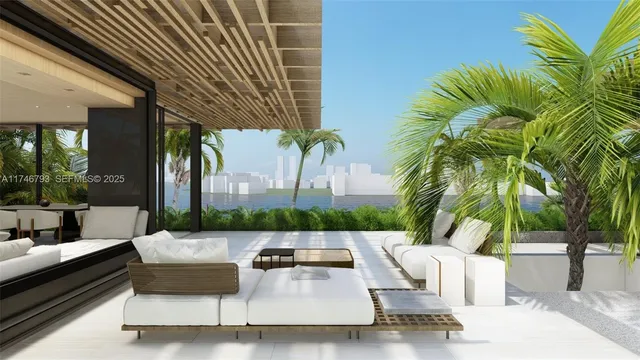 a view of a city with tall buildings