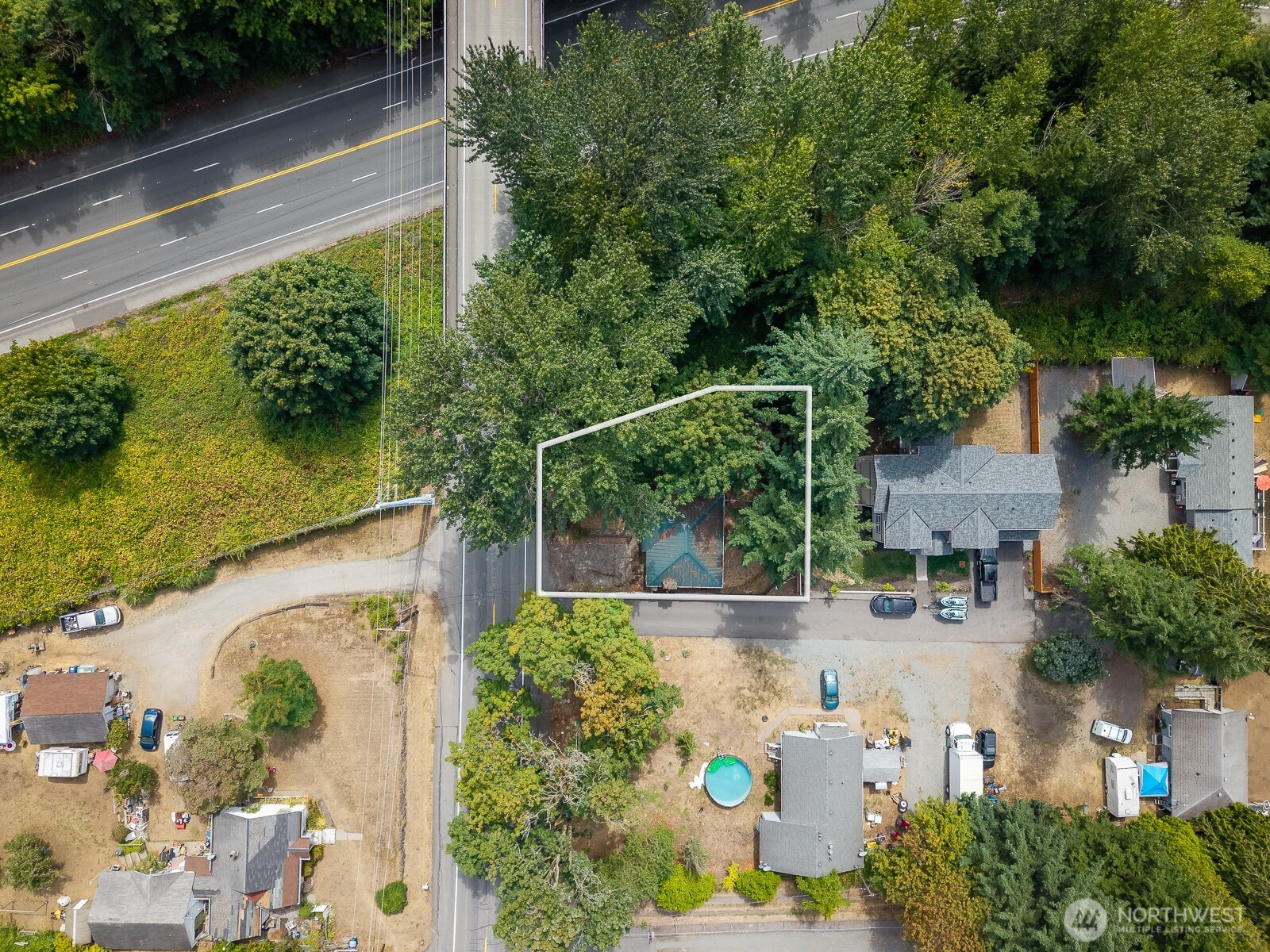 1147 Aberdeen Avenue Northeast Renton, WA 98056 - Photo 24 of 24 an aerial view of a house with a yard