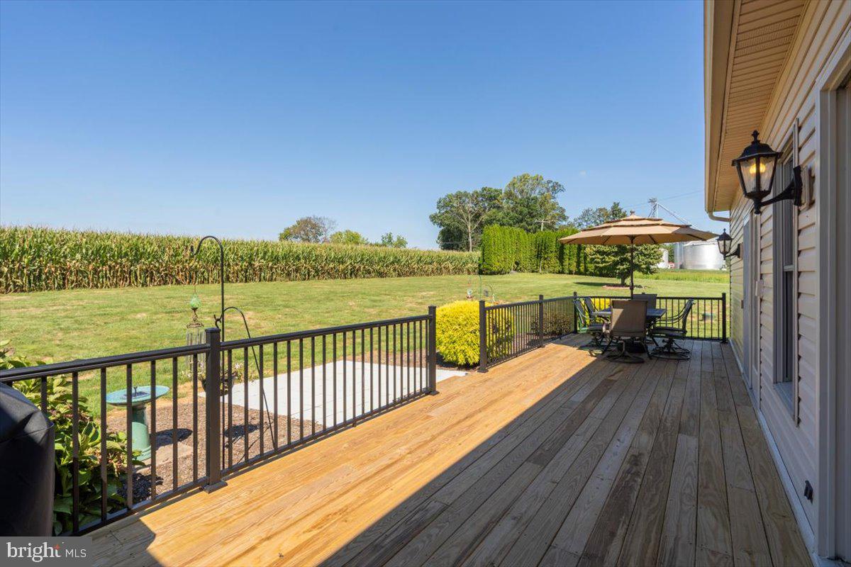 151 Schoff Road Atglen, PA 19310 - Photo 11 of 29 Large Deck - Views of Farmland