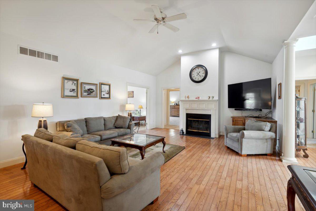 151 Schoff Road Atglen, PA 19310 - Photo 8 of 29 Living Room - Wood Burning Fireplace